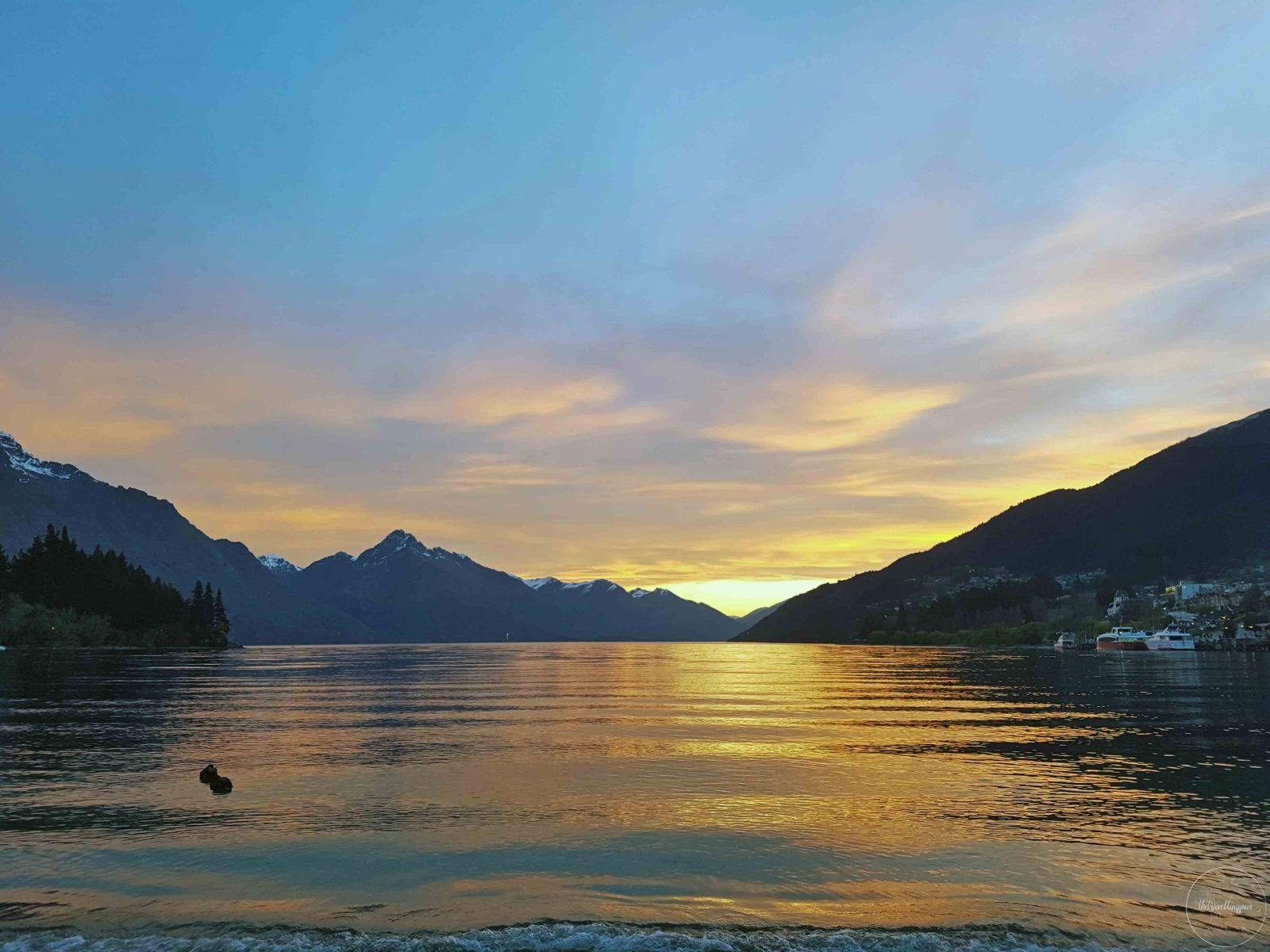 Sunset in Queenstown