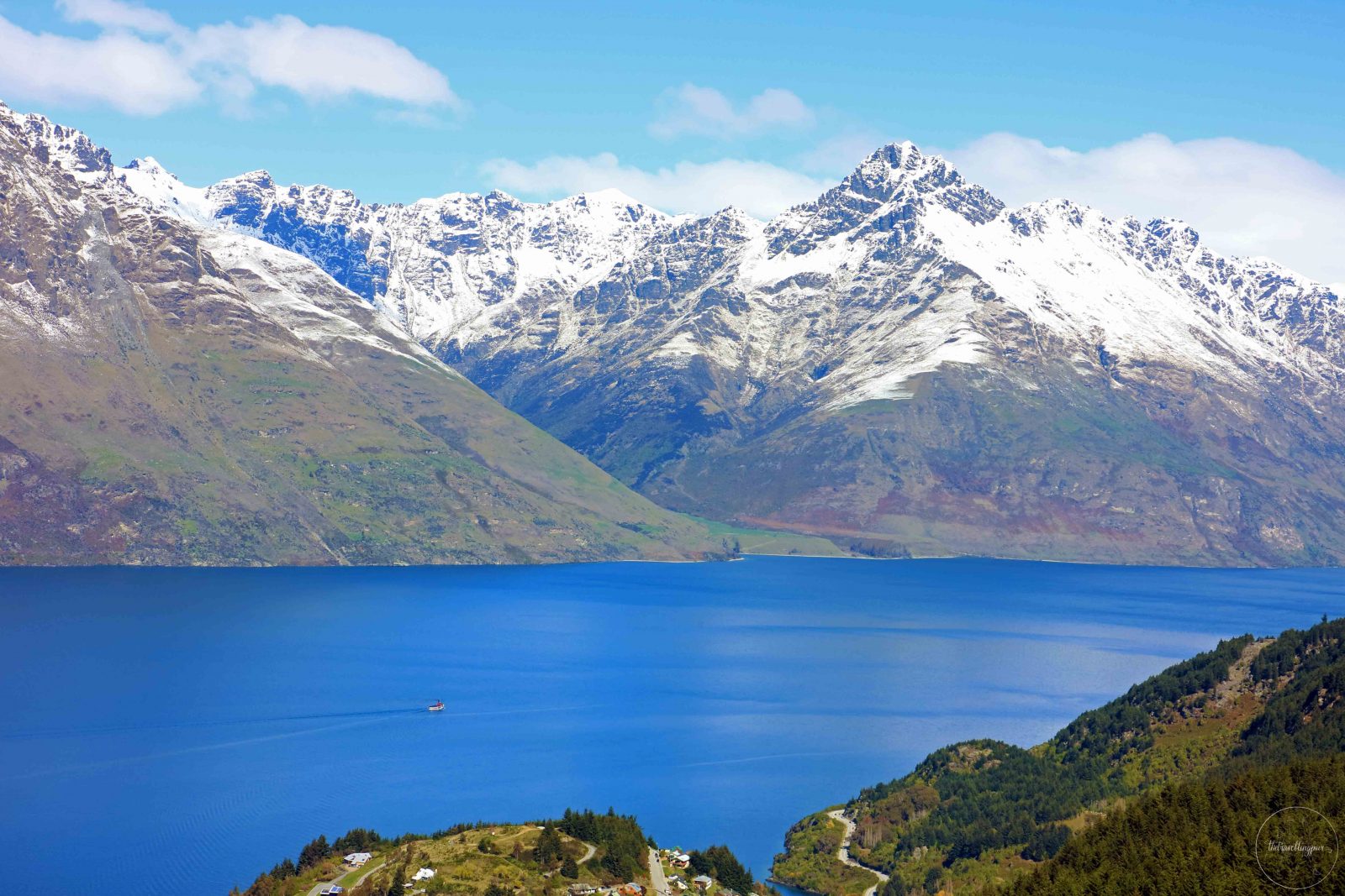 View of Lake Wakatipu from Ben Lomond